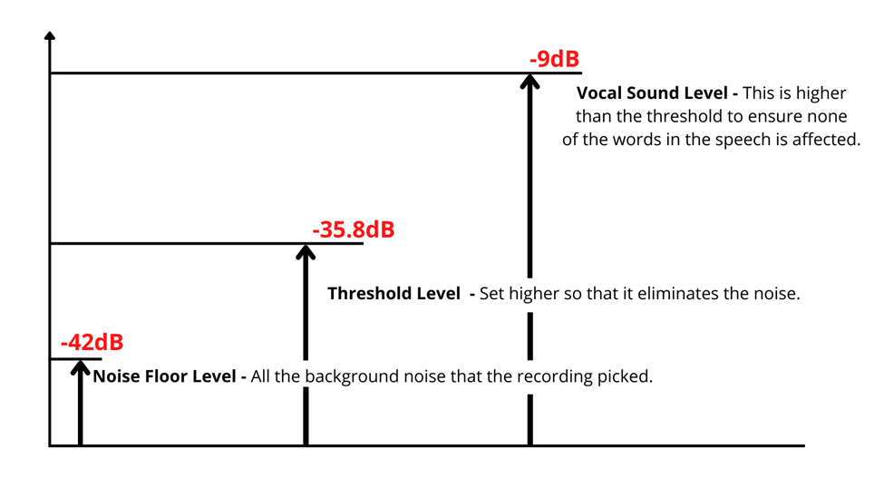 noise floor level adobe audition