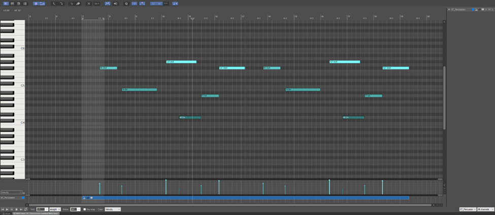 MIDI Editor flogic