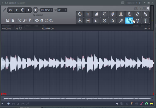 edit audio fl studio
