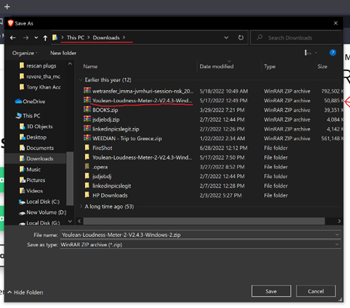 downloads folder windows pro tools plugins