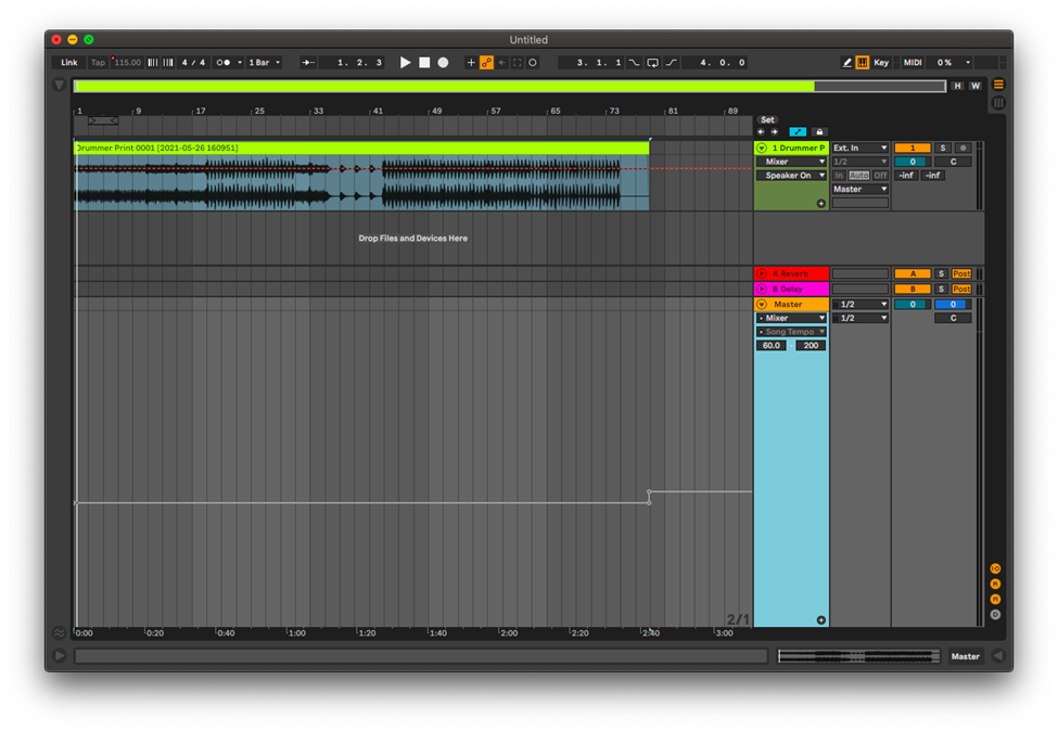 lead function stop ableton