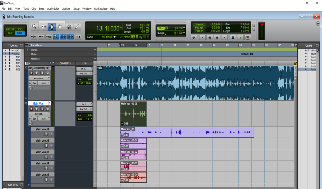 clip start and end pro tools