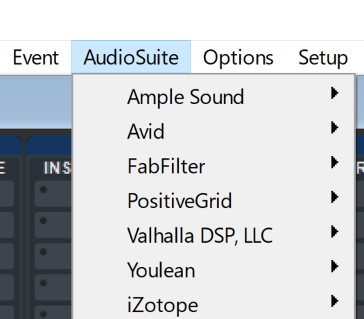 audiosuite manufacturer pro tools