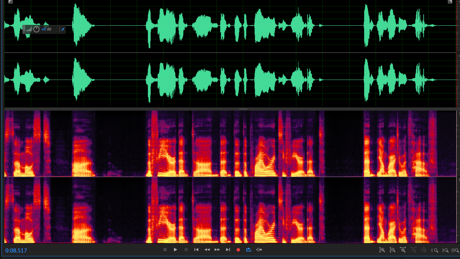 spectral view adobe audition
