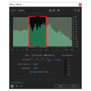 How to use DeEsser in Adobe Audition