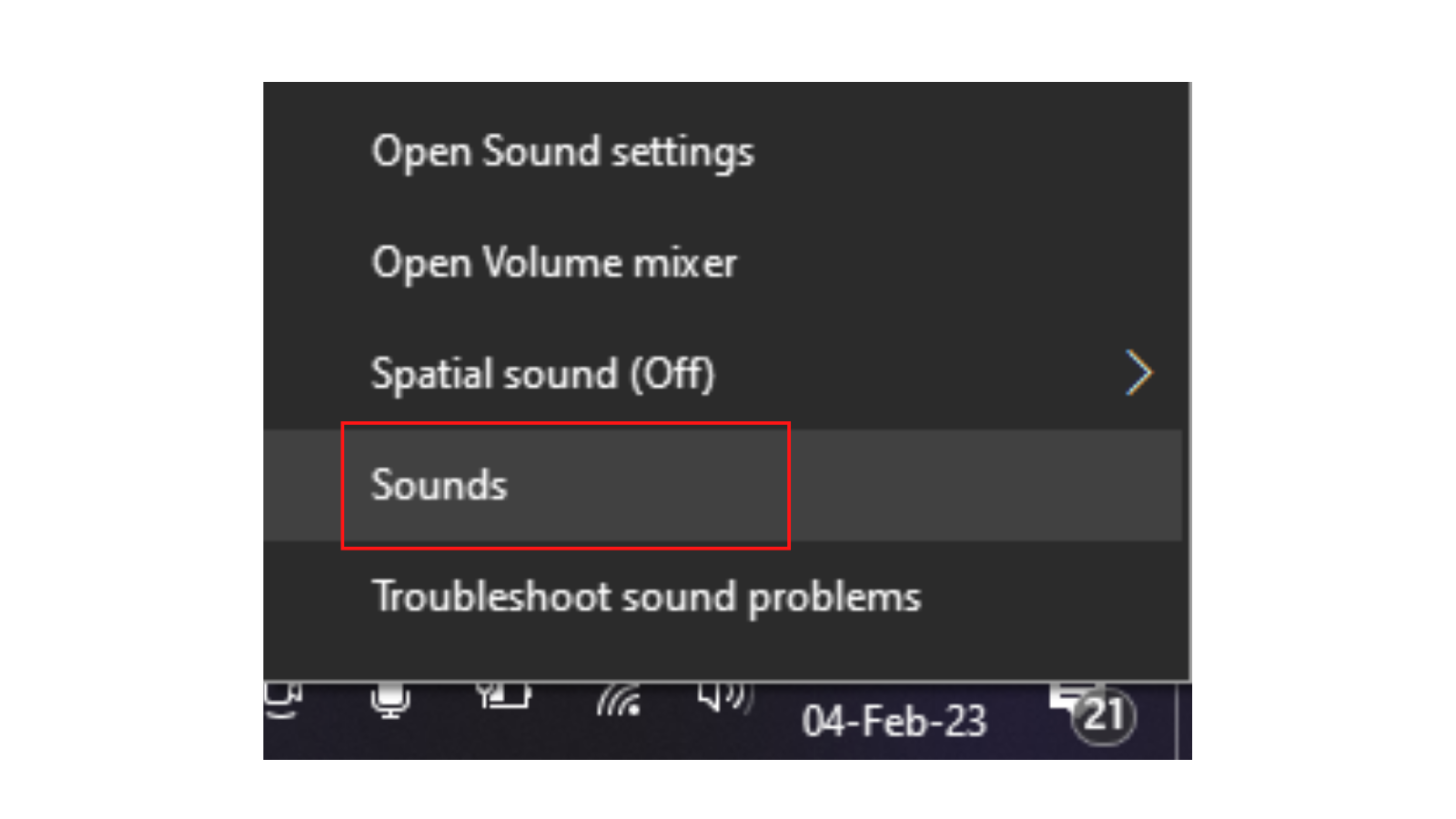 sound settings computer