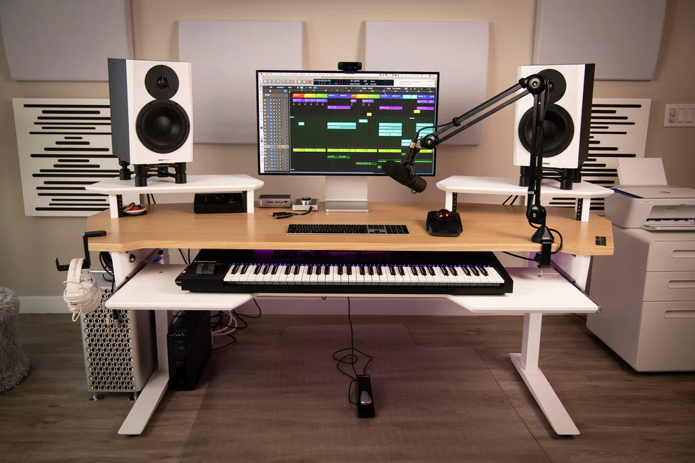 music studio setup