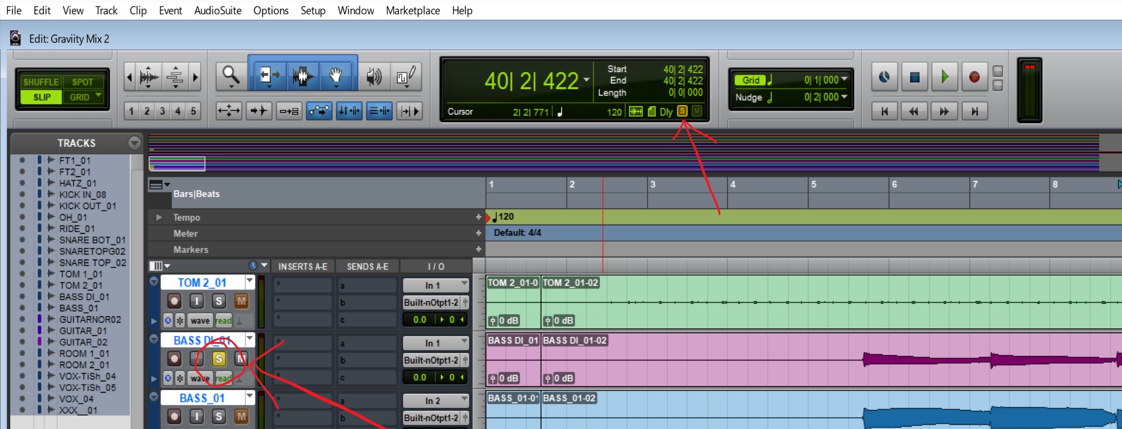 clearing solos from channels Pro Tools
