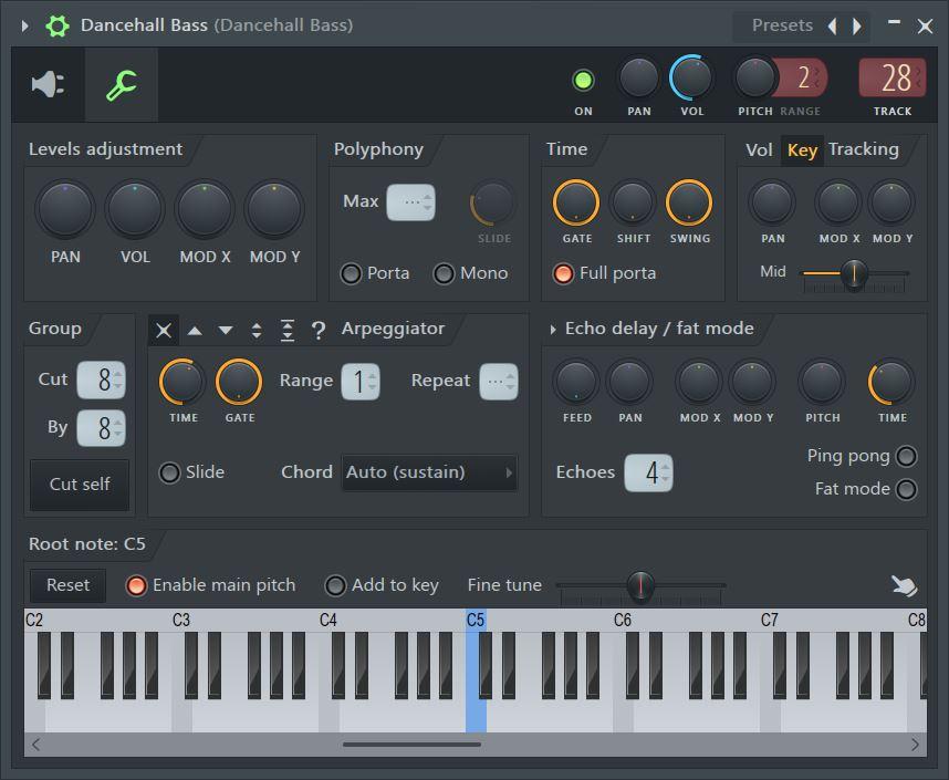 Enable main pitch function FL studio