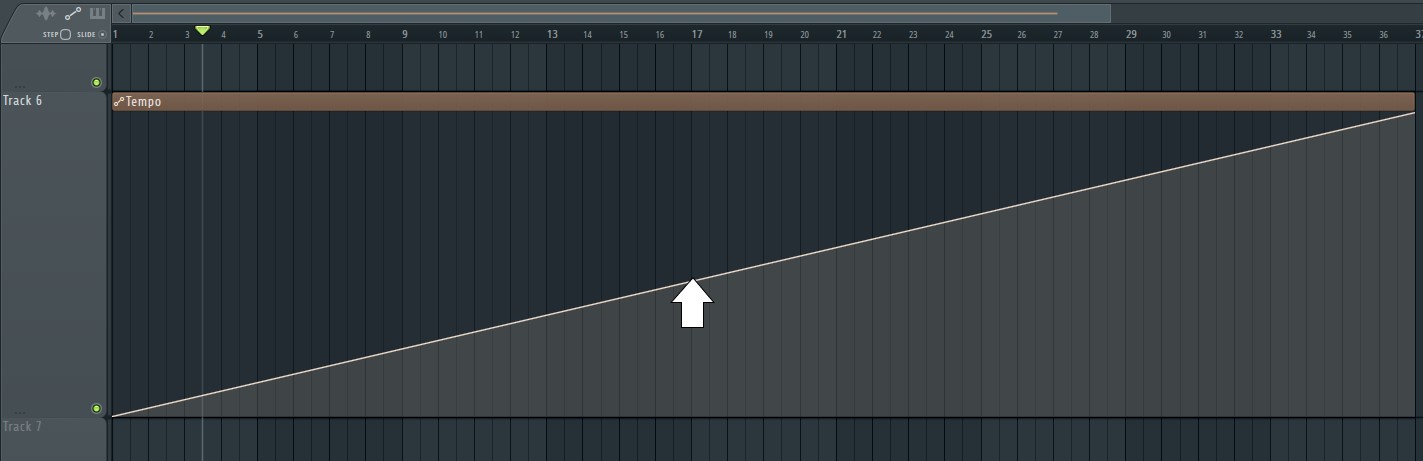 hovering mouse over point FL Studio