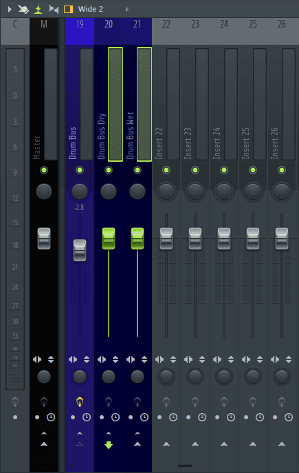 select two tracks FL Studio