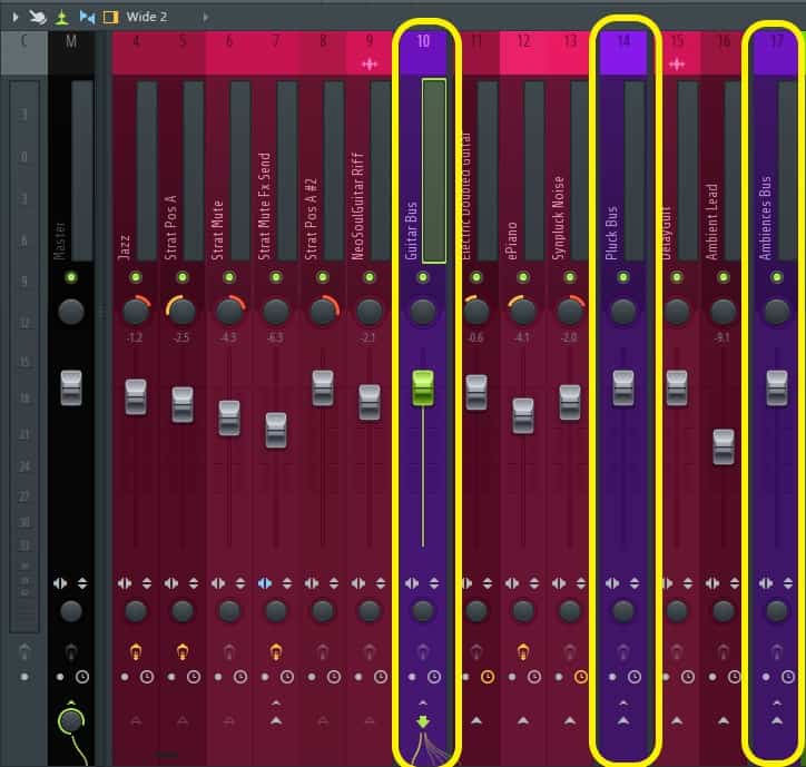 creating multiple bus FL Studio