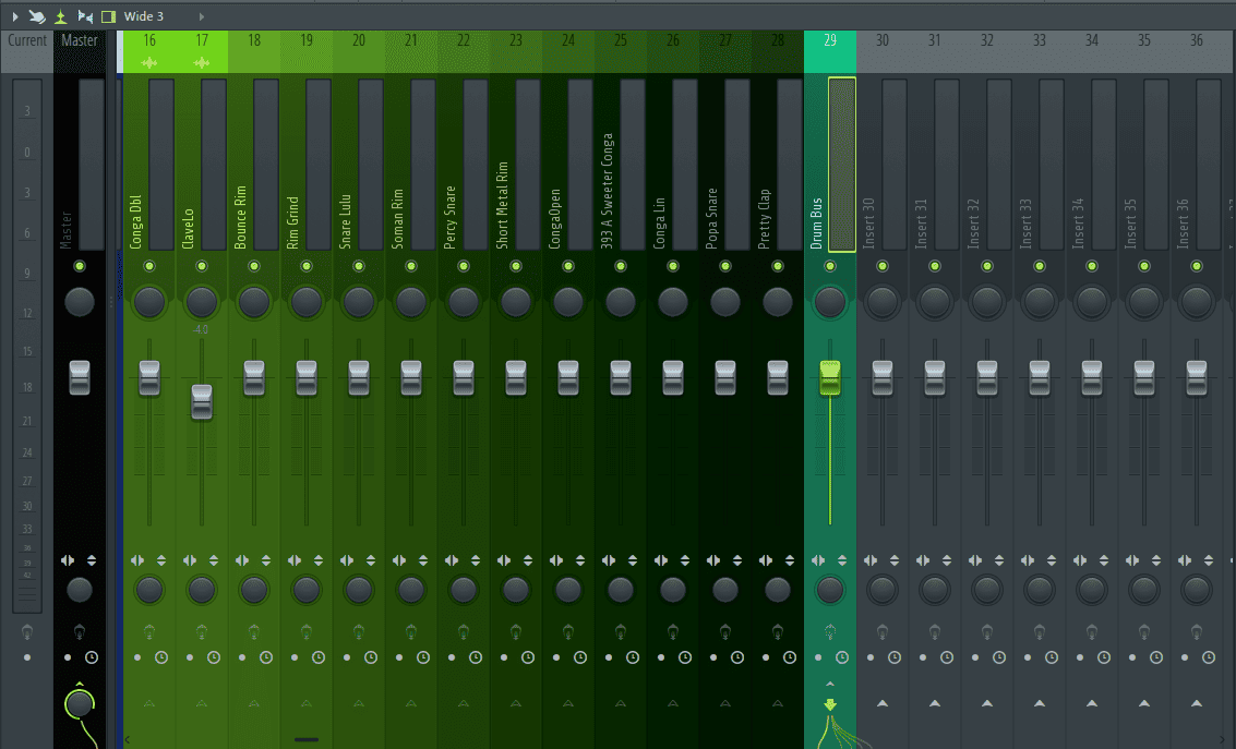rename color track FL Studio in mixer