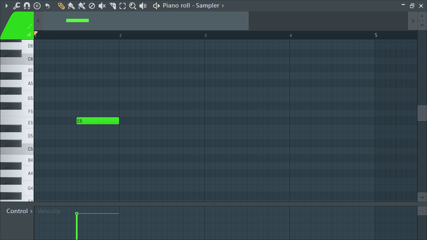 maniually add notes piano roll FL Studio