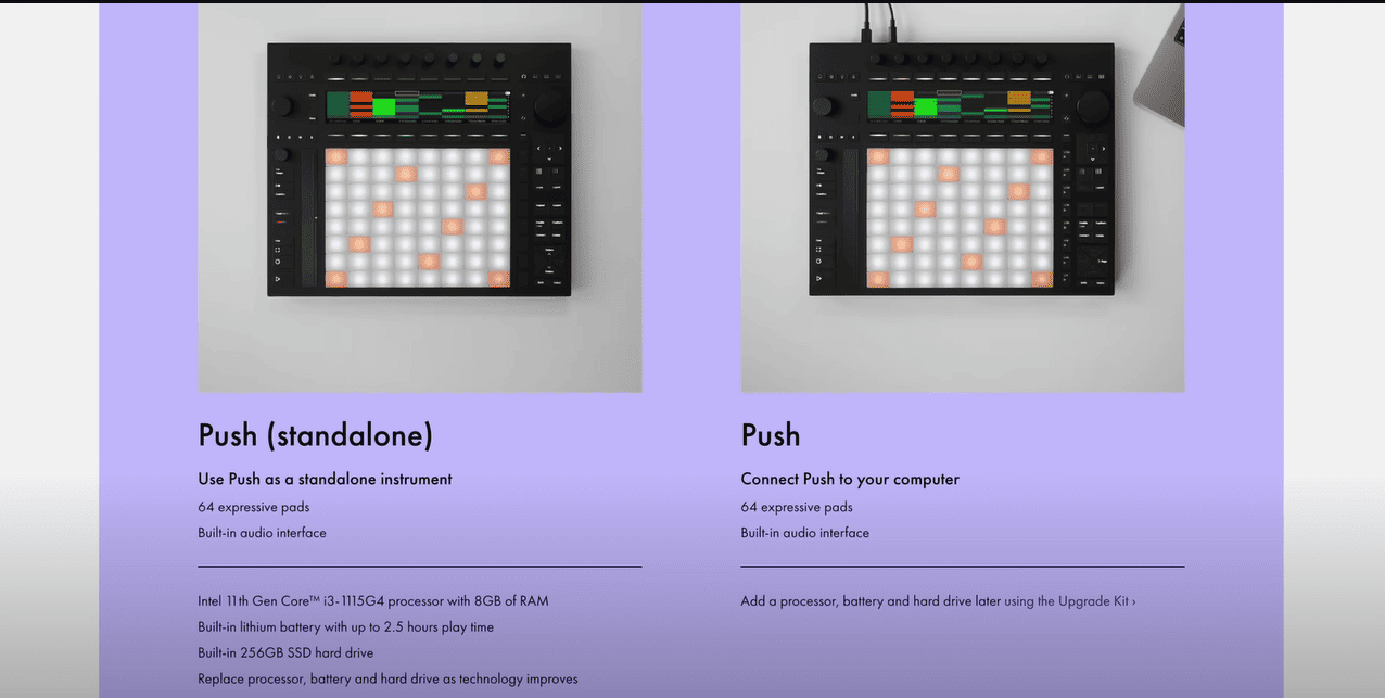 push 3 standalone vs connect