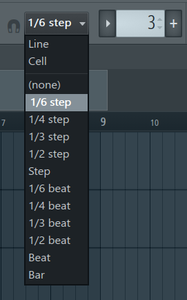 snap to grid settings FL Studio