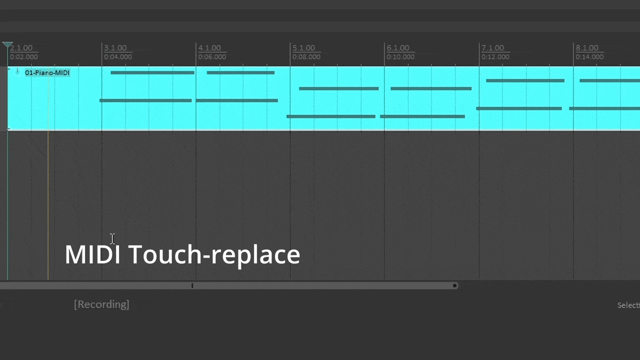 MIDI Touch replace REAPER