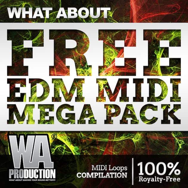 WA Free EDM MIDI Mega Pack