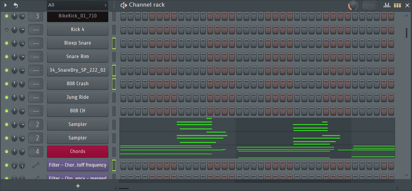 channel rack FL Studio