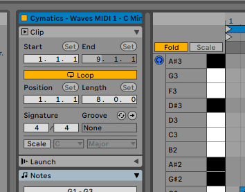 manually edit values of markers clip editor ableton