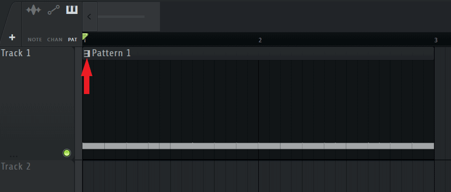 pattern in playlist FL Studio