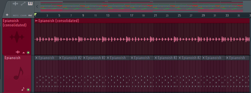 track consolidated FL Studio